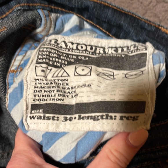 OG Glamour Kills Classic Skinny Jeans Size 30 (fits like 26) - Picture 9 of 13